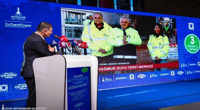 "Gururla, umutla ve kararlılıkla İzmir'in geleceğini inşa ediyoruz"