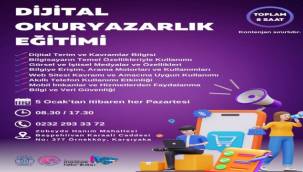 Kadınlar için dijital okuryazarlık eğitimi başlıyor