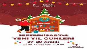Seferihisar yeni yılı rengârenk etkinliklerle karşılıyor