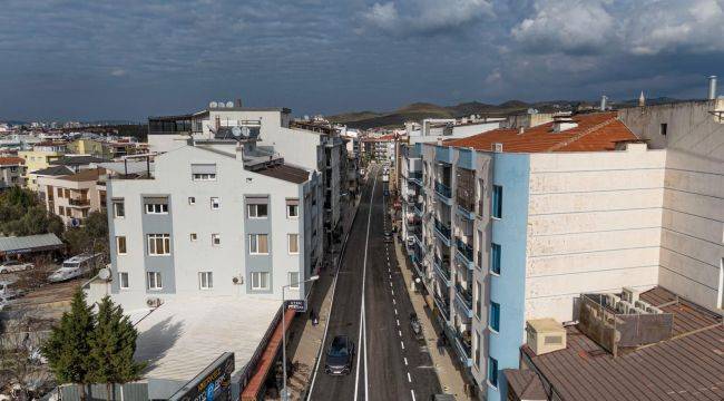 Seferihisar Şehit General Temel Cingöz Caddesi yenilendi