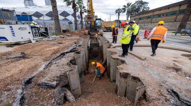 Alsancak'ta dev altyapı çalışması