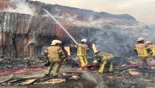 41 araç, 100'ü aşkın personelle alevlere set