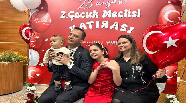 23 Nisan ruhu Bornova'da çocukların sesiyle yükseldi