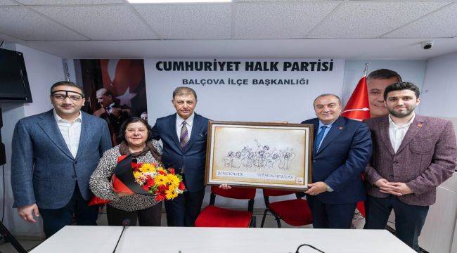 Başkan Tugay teşekkür turuna Balçova'da devam etti