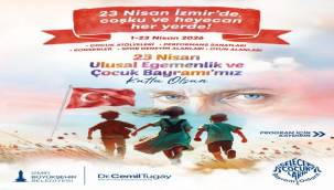 İzmir'de 23 Nisan coşkusu dört bir yanda