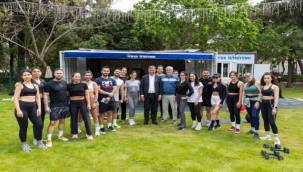 Spor istasyonlarının dördüncüsü Kültürpark'ta açıldı