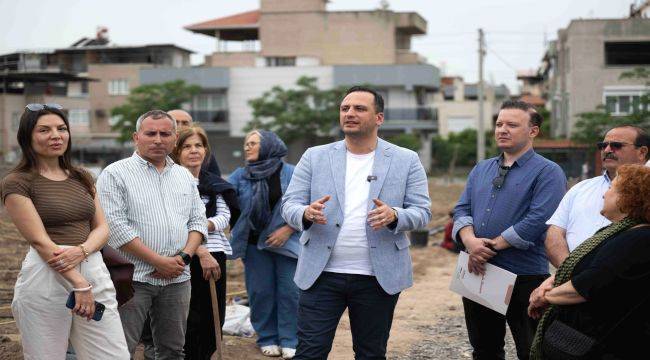 Avrupa'dan Bornova'ya kent bostanı incelemesi