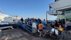Bayramda rota denize