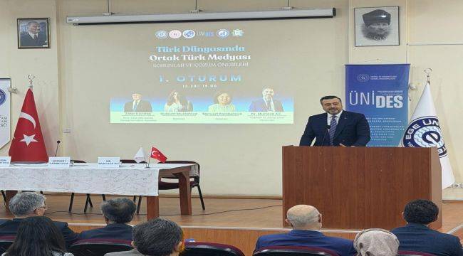 İzmir'de "Türk Dünyasında Ortak Türk Medyası: Sorunlar ve Çözüm Önerileri" Paneli Gerçekleştirildi