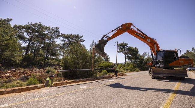 Urla'ya 40 kilometrelik içme suyu hattı