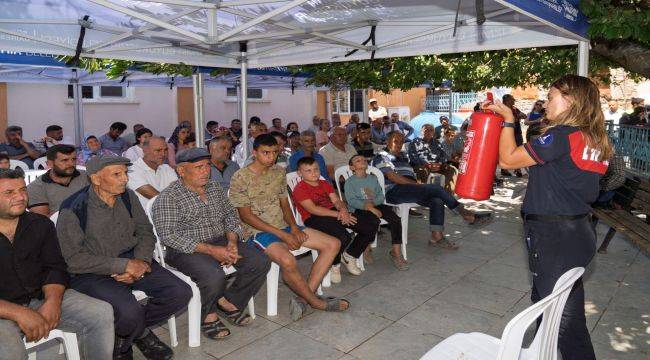 İzmir'in kırsal mahalleleri yangına karşı güçleniyor