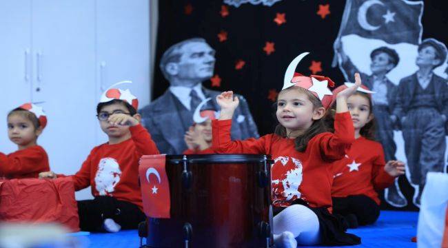 Cumhuriyet coşkusu Konaklı miniklerin kalbinde yankılandı